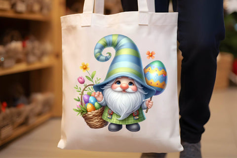 Watercolor Easter Gnome Clipart Sublimation Rupkotha 