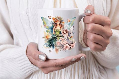 Watercolor fairy clipart Sublimation Design Sublimation Regulrcrative 