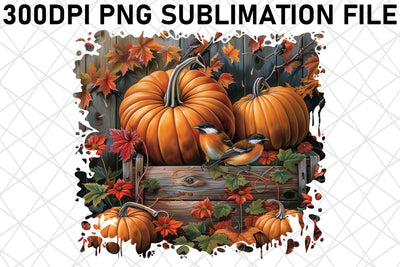 Watercolor Fall Landscape Print Wrap for Mug PNG Sublimation afrosvg 