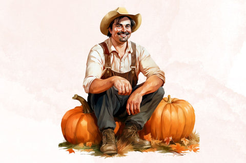 Watercolor Fall Pumpkin Sublimation Clipart Bundle Sublimation Designangry 