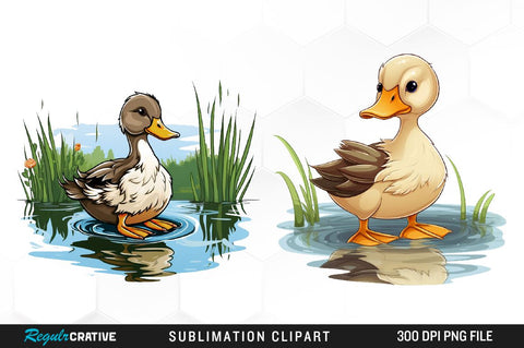 Watercolor Farm Animals Clipart Bundle Sublimation Regulrcrative 