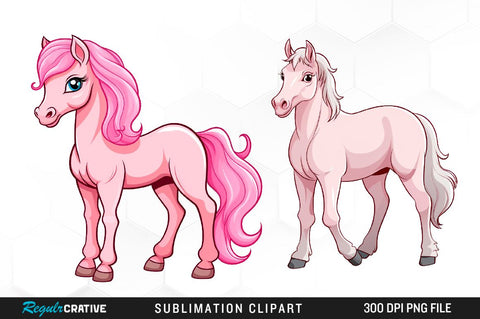 Watercolor Farm Animals Clipart Bundle Sublimation Regulrcrative 