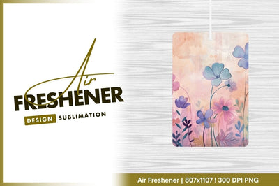 Watercolor floral illustration with pastel hues Sublimation Regulrcrative 