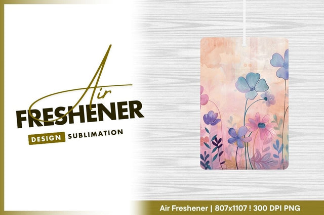 Watercolor floral illustration with pastel hues Sublimation Regulrcrative 