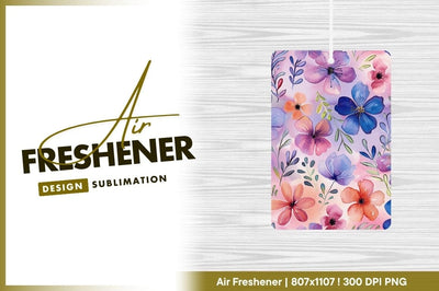 Watercolor floral pattern in pink purple and blue with leaves and flowers Sublimation Regulrcrative 