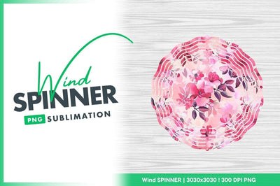 Watercolor Floral Pattern Pink Flowers and Leaves on Light Peach Background Sublimation Regulrcrative 