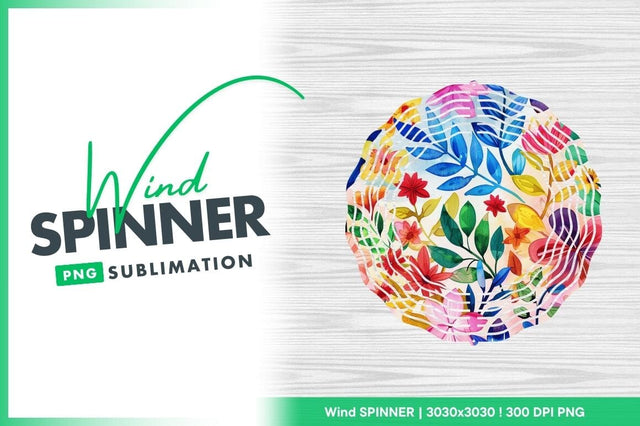 Watercolor Floral Pattern with Colorful Flowers and Leaves on White Background Sublimation Regulrcrative 