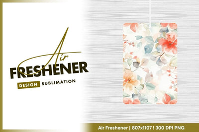 Watercolor floral pattern with leaves background Sublimation Regulrcrative 