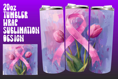 Watercolor Floral Tumbler Wrap 20oz Sublimation afrosvg 
