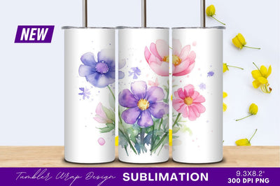 Watercolor flower arrangement isolated floral illustration Sublimation Regulrcrative 