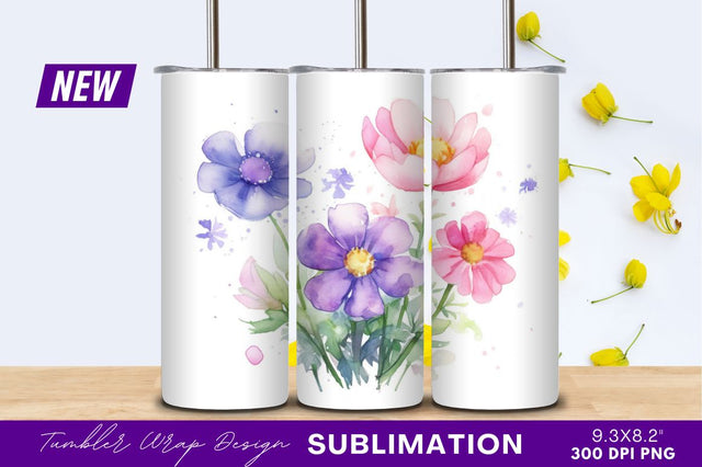 Watercolor flower arrangement isolated floral illustration Sublimation Regulrcrative 