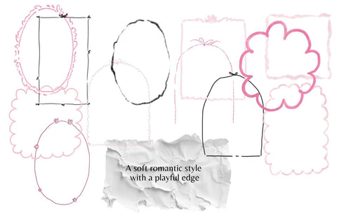 Watercolor Frames PNG SVG Paperjamlab 