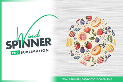 Watercolor fruit pattern with strawberries and flowers Sublimation Regulrcrative 
