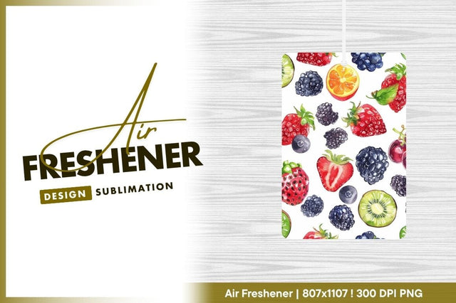 Watercolor Fruit Pattern with Strawberries Blackberries Blueberries Kiwi and Orange Slices Sublimation Regulrcrative 