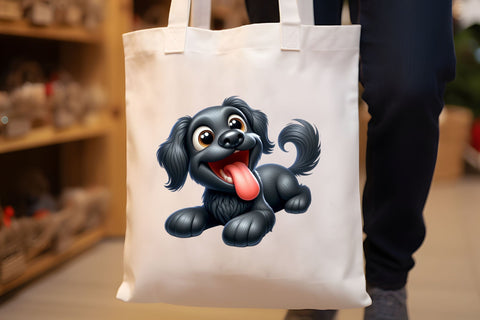 Watercolor Funny Dog Clipart - Cute Dog Sublimation Rupkotha 