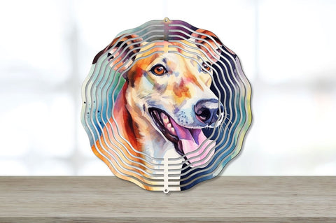 Watercolor Greyhound Dog Wind Spinner Bundle Sublimation Regulrcrative 