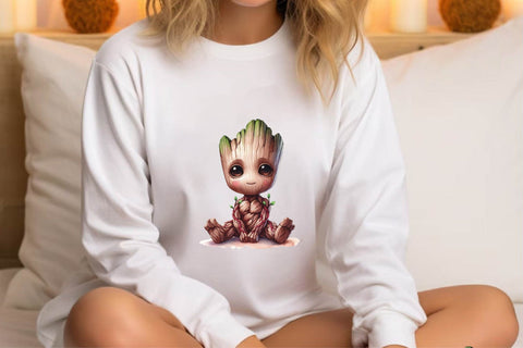 Watercolor Groot Clipart Sublimation Rupkotha 