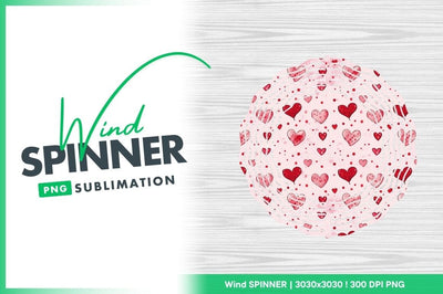Watercolor Hearts Pattern on Pink Background with Red Dots Sublimation Regulrcrative 