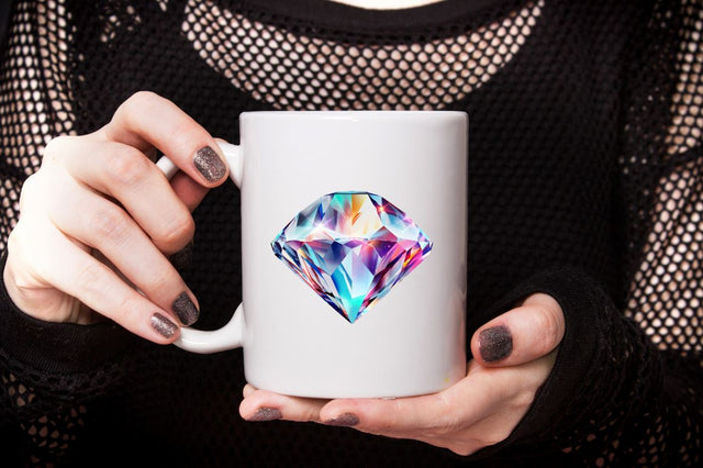 Watercolor Hologram Diamond of Queen Sublimation Bundle Sublimation Designangry 