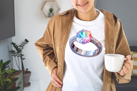 Watercolor Hologram Diamond of Queen Sublimation Bundle Sublimation Designangry 
