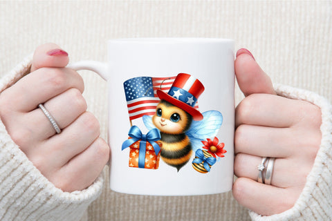 Watercolor Honey Bee Clipart Bundle Sublimation designartist 