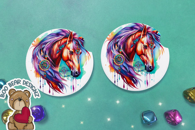 Watercolor Horse Sublimation Sublimation Boo Bear Designz 