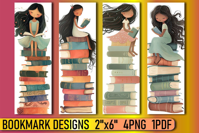 Watercolor Kid Creations for Bookmarks Sublimation afrosvg 