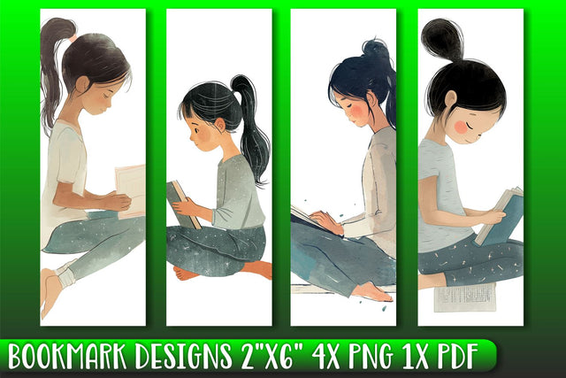 Watercolor Kids Sublimation Bookmarks Sublimation afrosvg 