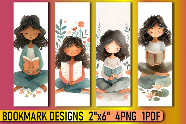Watercolor Kids Sublimation for Reading Pleasure Sublimation afrosvg 