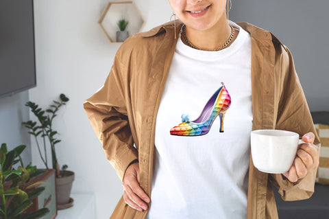 Watercolor LGBT Rainbow Sublimation Clipart Bundle Sublimation Designangry 