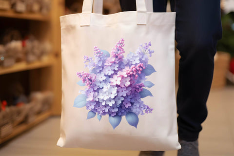 Watercolor Lilac Clipart Sublimation Rupkotha 