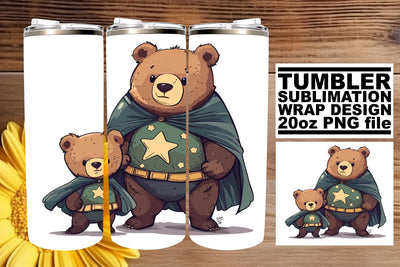 Watercolor Mama Bear Embrace Cup Design - Symbolize Your Warmth and Devotion Sublimation afrosvg 