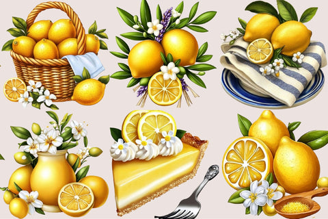 Watercolor Mediterranean Clipart Sublimation SVGArt 