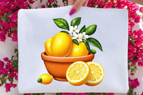 Watercolor Mediterranean Clipart Sublimation SVGArt 