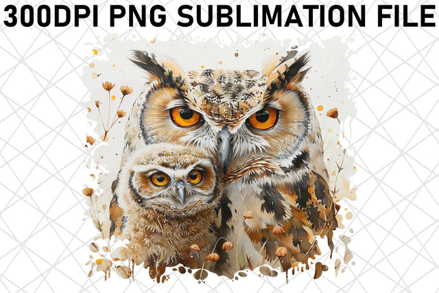 Watercolor Mom & Baby Animal Sublimation Set Sublimation afrosvg 