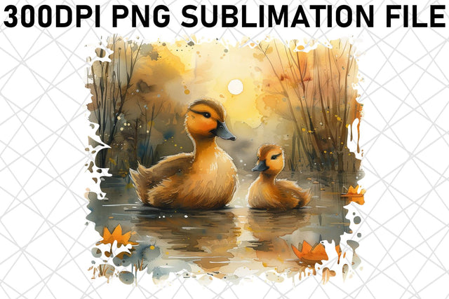 Watercolor Mom & Baby Animal Sublimation Set Sublimation afrosvg 