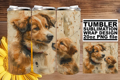 Watercolor Mommy & Me Tumbler Wrap: Mom's Joyful Gift Sublimation afrosvg 