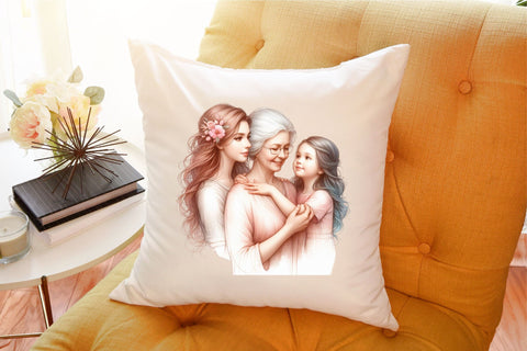 Watercolor Mother's Day Clipart Sublimation designartist 