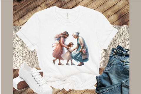 Watercolor Mother's Day Clipart Sublimation designartist 