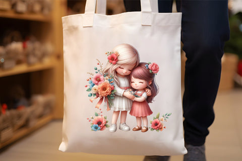 Watercolor Mother's Day Clipart Sublimation Rupkotha 