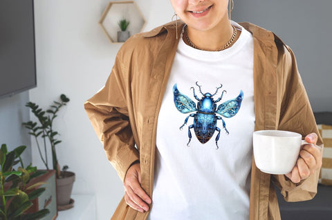Watercolor Mystical Beetles Sublimation Bundle Sublimation Designangry 