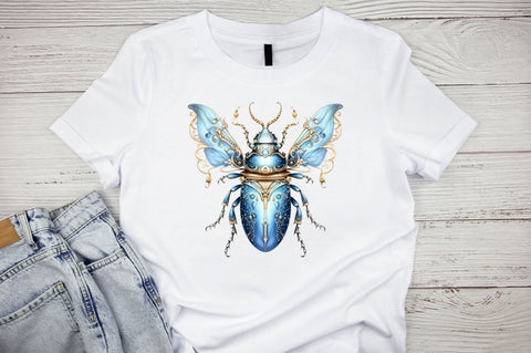 Watercolor Mystical Beetles Sublimation Bundle Sublimation Designangry 