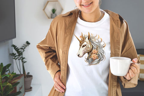 Watercolor Mythical Unicorn Sublimation Bundle Sublimation Designangry 