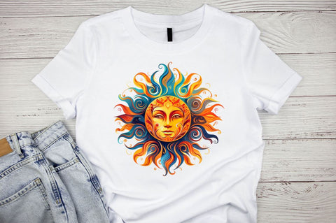 Watercolor Mythological Pagan Symbols Sublimation Bundle Sublimation Designangry 