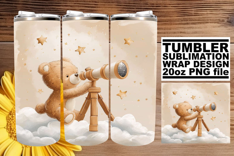 Watercolor Nursery Tumbler Theme for Cups - Colorful Whimsy Sublimation afrosvg 