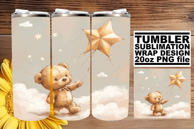 Watercolor Nursery Tumbler Theme for Cups - Colorful Wonders Sublimation afrosvg 