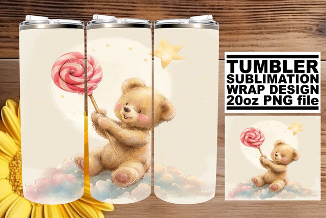 Watercolor Nursery Tumbler Theme for Cups - Vibrant Sublimation afrosvg 