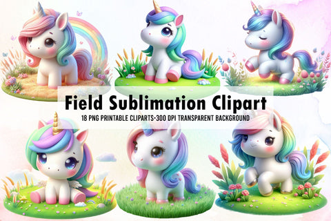 Watercolor on the field Sublimation clipart Sublimation Rupkotha 
