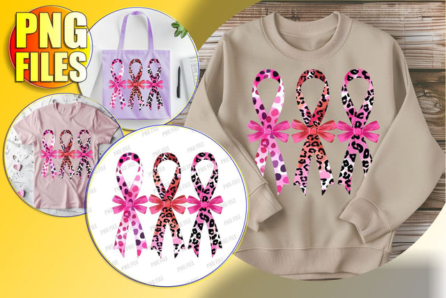 Watercolor Pink Ribbon PNG Art Sublimation afrosvg 