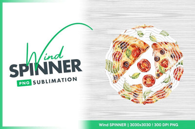 Watercolor Pizza Slices with Tomatoes Olives and Basil Leaves on White Background Sublimation Regulrcrative 